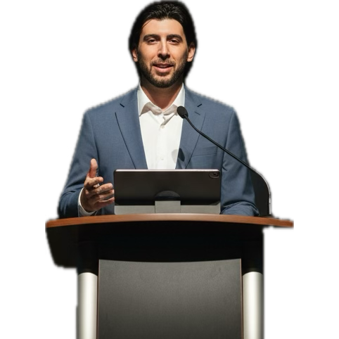 Justin Colella speaking